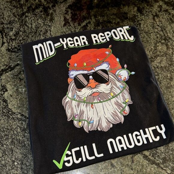Half way to Christmas naughty t shirt - Picture 4 of 5